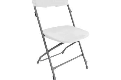 Chaise pliante blanche