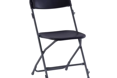 Chaise pliante noire