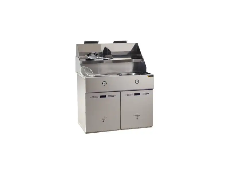 Friteuse professionnelle gaz 2 cuves